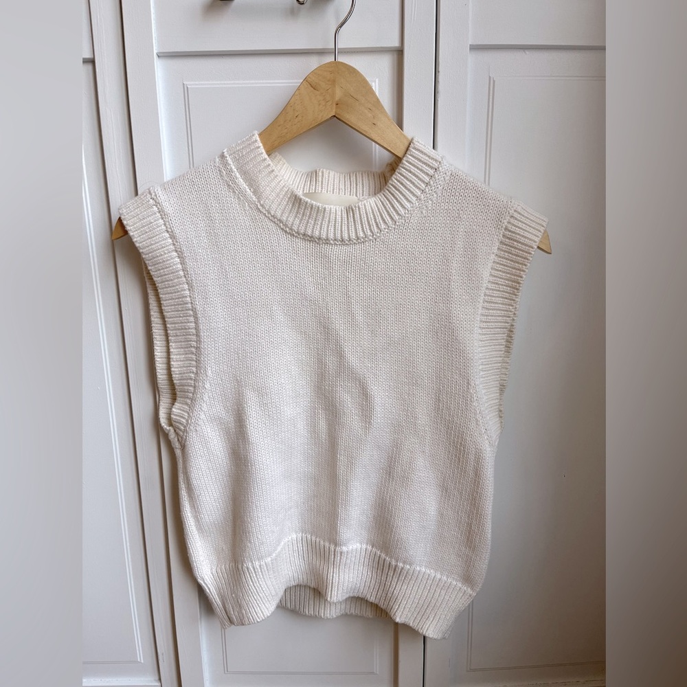 Wilfred wool cotton sweater vest